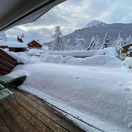 Appartement 4 Pers Grande Terrasse Vue Pistes Ski Saint-Chaffrey Exterior foto